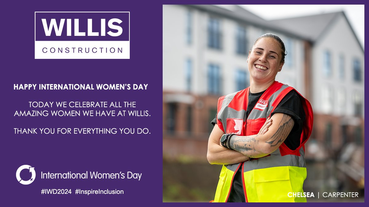 This #internationalwomensday2024 we'd like to show our appreciation for the Women at Willis 🙌 #TeamWillis #BuildingaBrighterTomorrow #IWD2024 #inspireinclusion