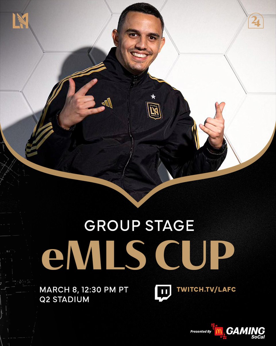 🎮 Live from Austin, Texas.

Watch <a href="/Pabsvibez/">Pablo Georgakopoulos</a>  in the eMLS Cup on the #LAFC Twitch channel.

🔗 twitch.tv/lafc