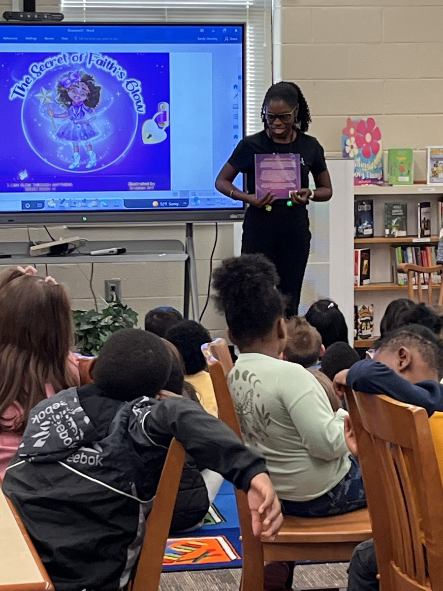 gilbert_annette's tweet photo. Author Letecia Ray @AlcovyHS share her book with @HeardMixon superstars…what a wonderful day #ncssbethebest https://t.co/ilKBzBBcwk