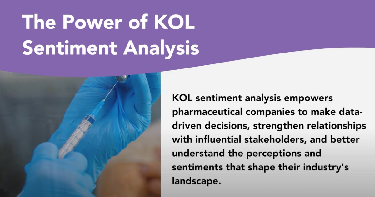 tlselect's tweet photo. In our new video, dive into the world of Key Opinion Leaders (KOLs). Pharmaceutical companies can leverage KOL sentiment analysis to navigate markets and craft winning strategies. Click to watch the video and stay ahead in the world of pharma. #Pharma https://t.co/lpICOGKvom https://t.co/dl4YsTvv6J