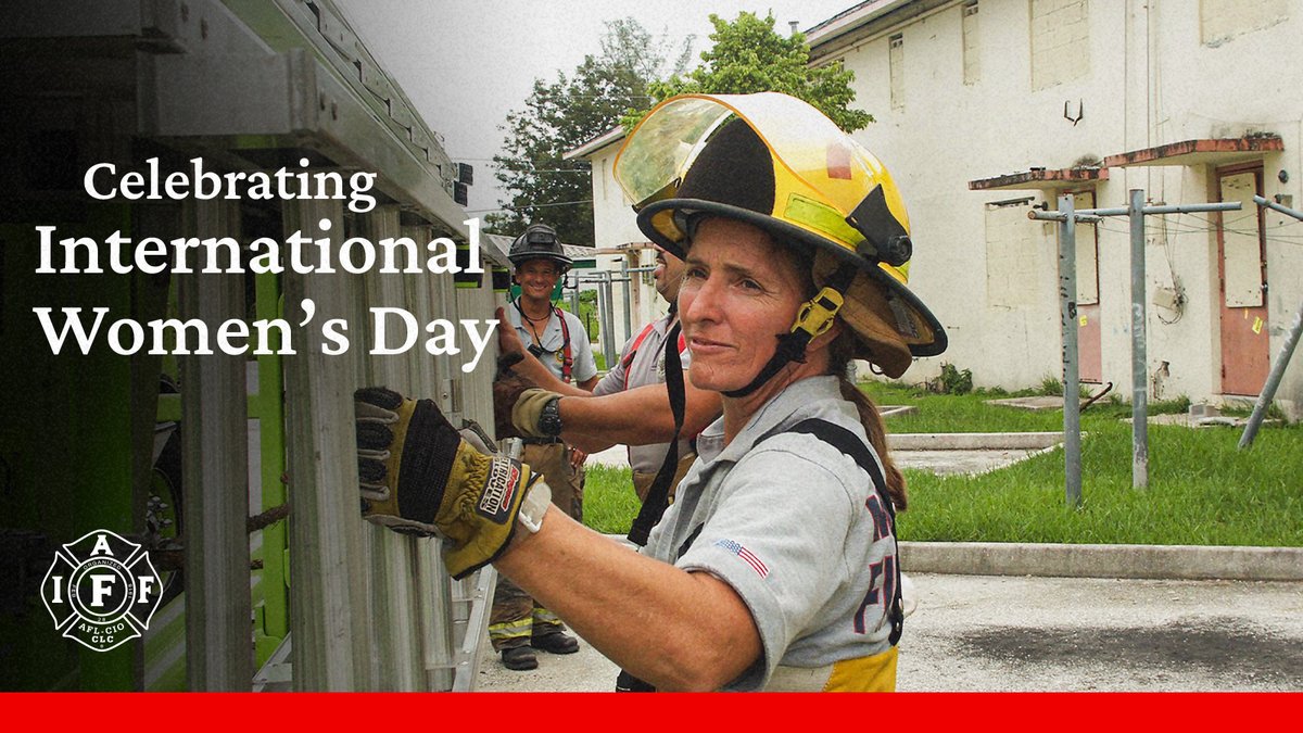 This International Women’s Day, we recognize the fearless women who protect and serve our communities each day, blazing trails in the fire service and inspiring future generations. 🔥🚒 #InternationalWomensDay #IWD2024 #IAFF #UnionStrong