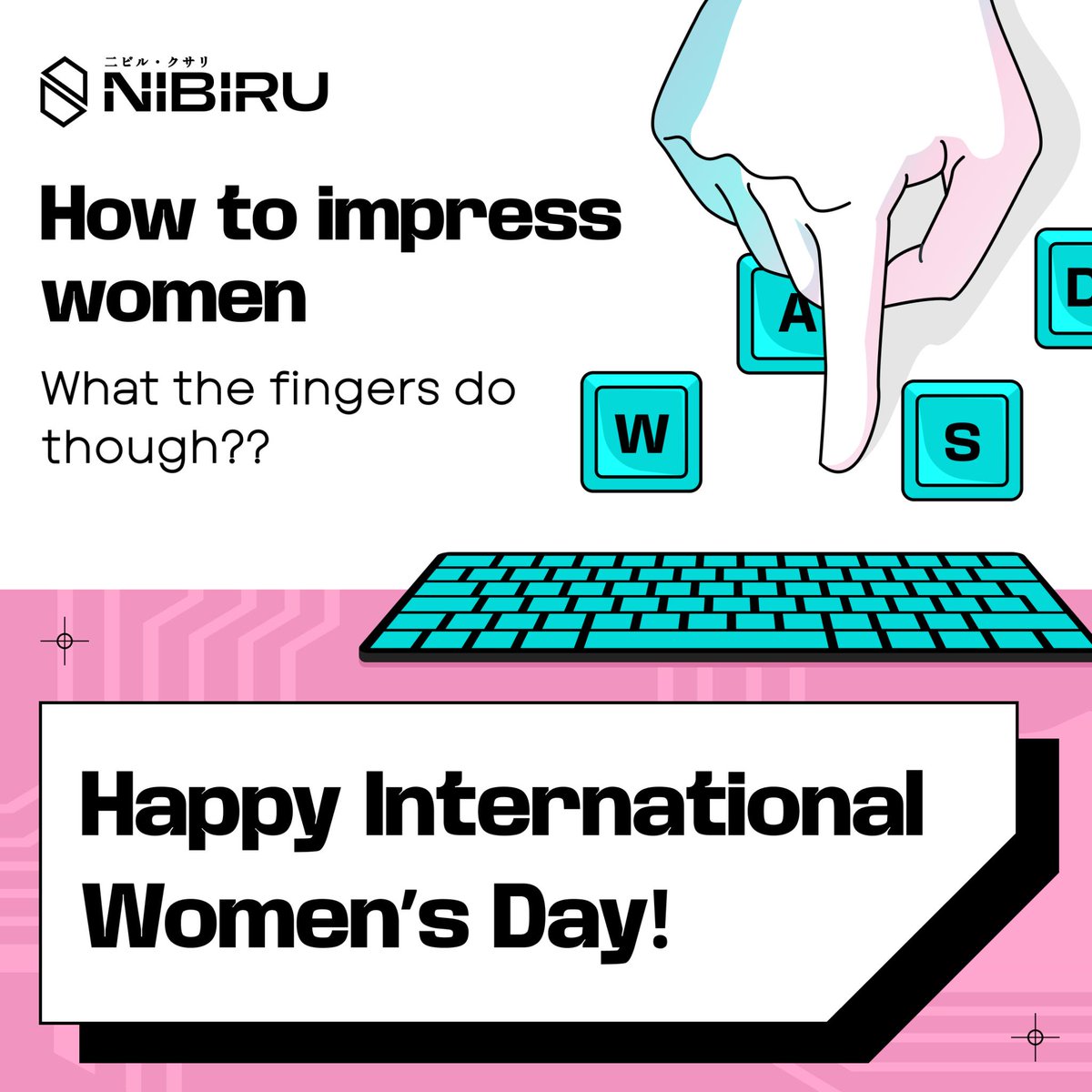 NibiruChain's tweet image. For all you who need some cheat codes, Happy Women's Day! 😇 

Shoutout to Nibiru's baddies @stoplosswang
@Heavenswhip @CorinneBernett for their unconditional support 💜