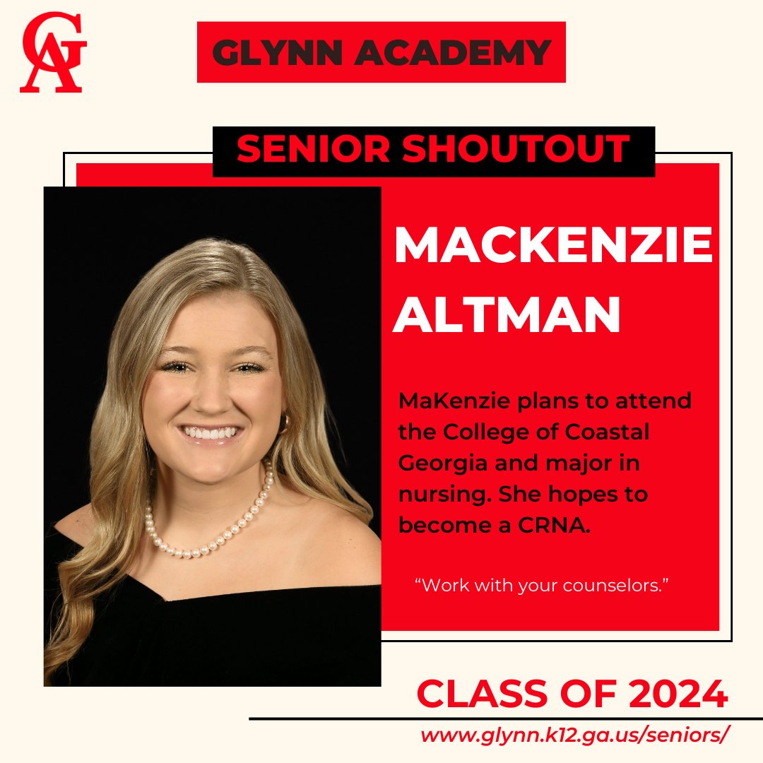 glynncoschools's tweet photo. #SENIORSHOUTOUTS ππ¨βππ©βπ
Throughout Spring 2024, we will recognize our soon-to-be graduates! Weβre so proud of them and wish them the best as they close out their senior year. Today, we celebrate BHS' Ruben Marquez and GA's MaKenzie Altman!!
https://t.co/WYFG1dtc2N https://t.co/BtG4ZKHpsL
