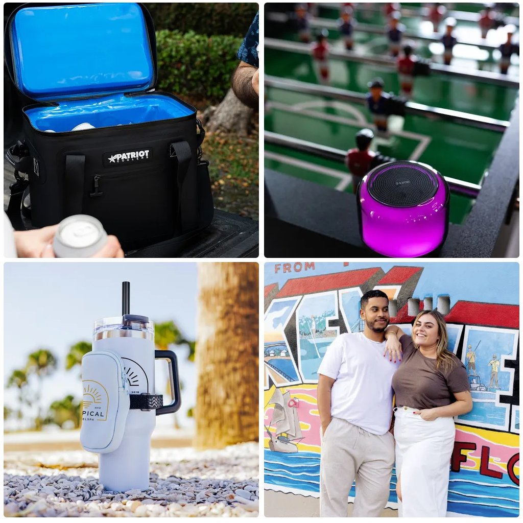 The best ideas. The best merchandise. The best awards. We'll help you find them all. #coolers #clientgifts #promoitems #tees