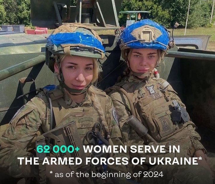 Today, Ukrainian Women are fighting not only for their rights, but for the safety of the whole World‼️
#UkrainianWomen
#SlavaUkraini
#InternationalWomensDay2024 
#Frauenkampftag