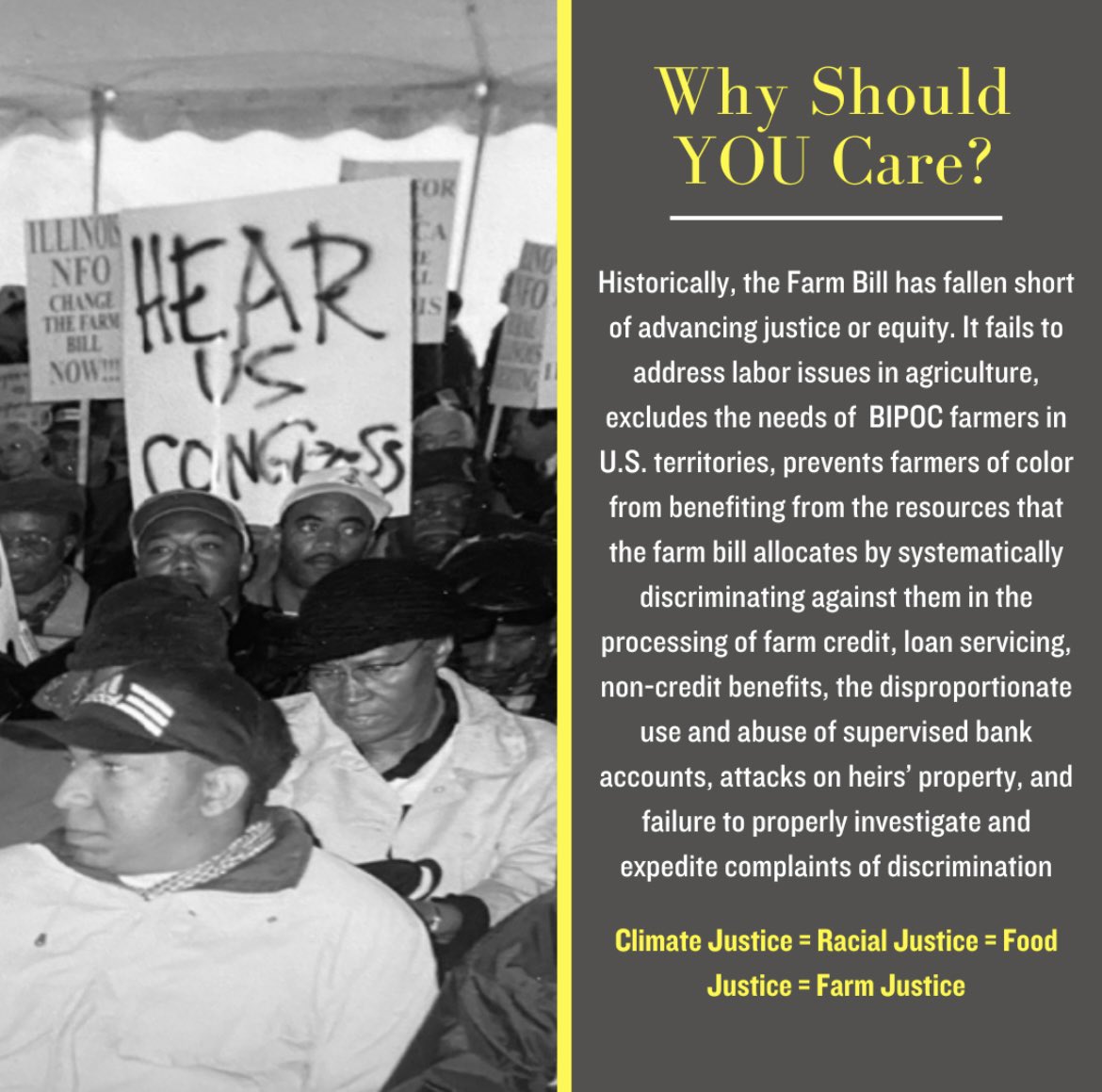 Climate justice = racial justice = food justice = farm justice. ARPC and the Federation of Southern Cooperatives (FSC/LAF) are thrilled to release the Pointing the Farm Bill Toward Racial Justice toolkit.