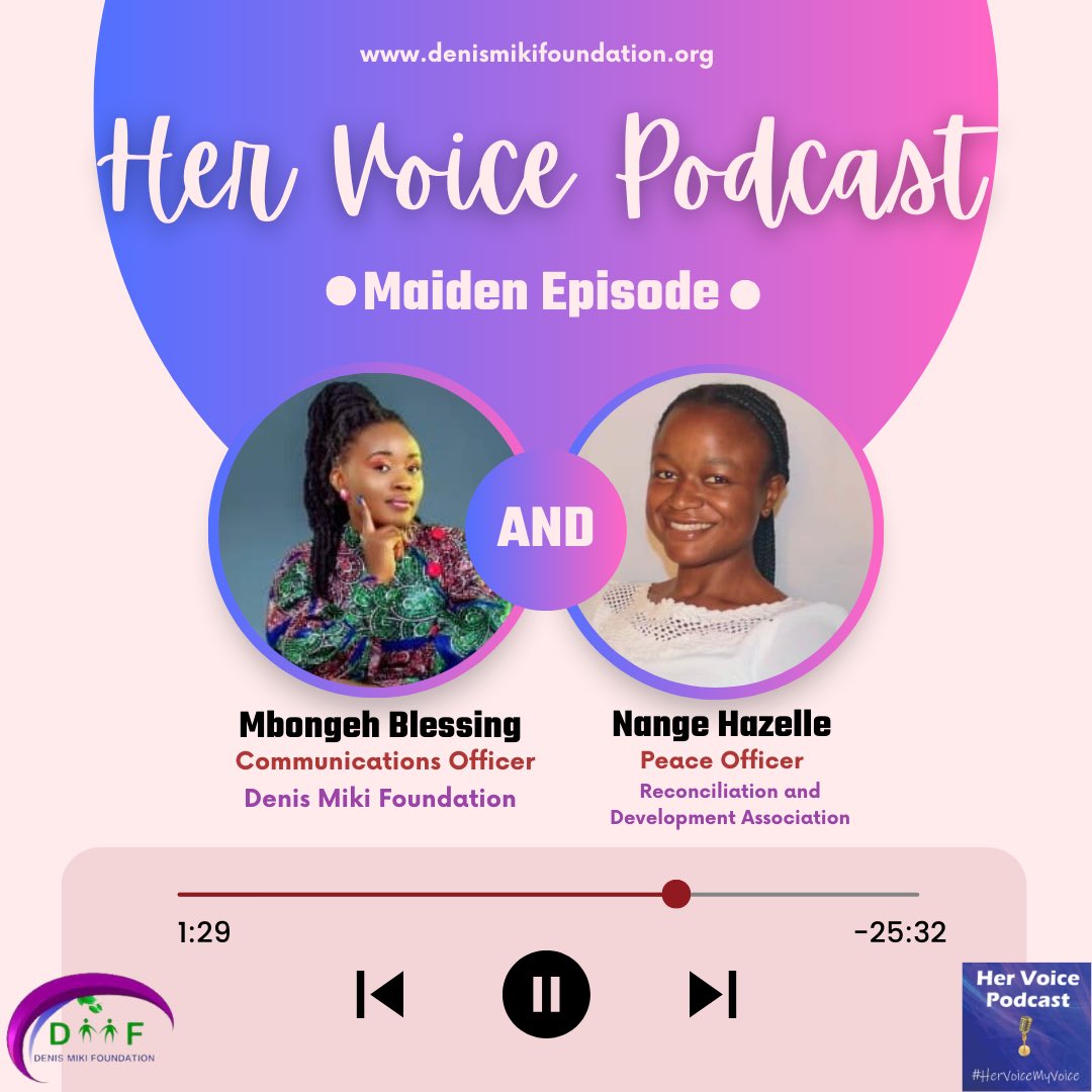 (1/3) As we celebrate International Women’s Day we are excited to bring to the general public the maiden edition of our Her Voice Podcast. Title: Her Voice Podcast maiden edition to commemorate the International Women’s Day celebration.