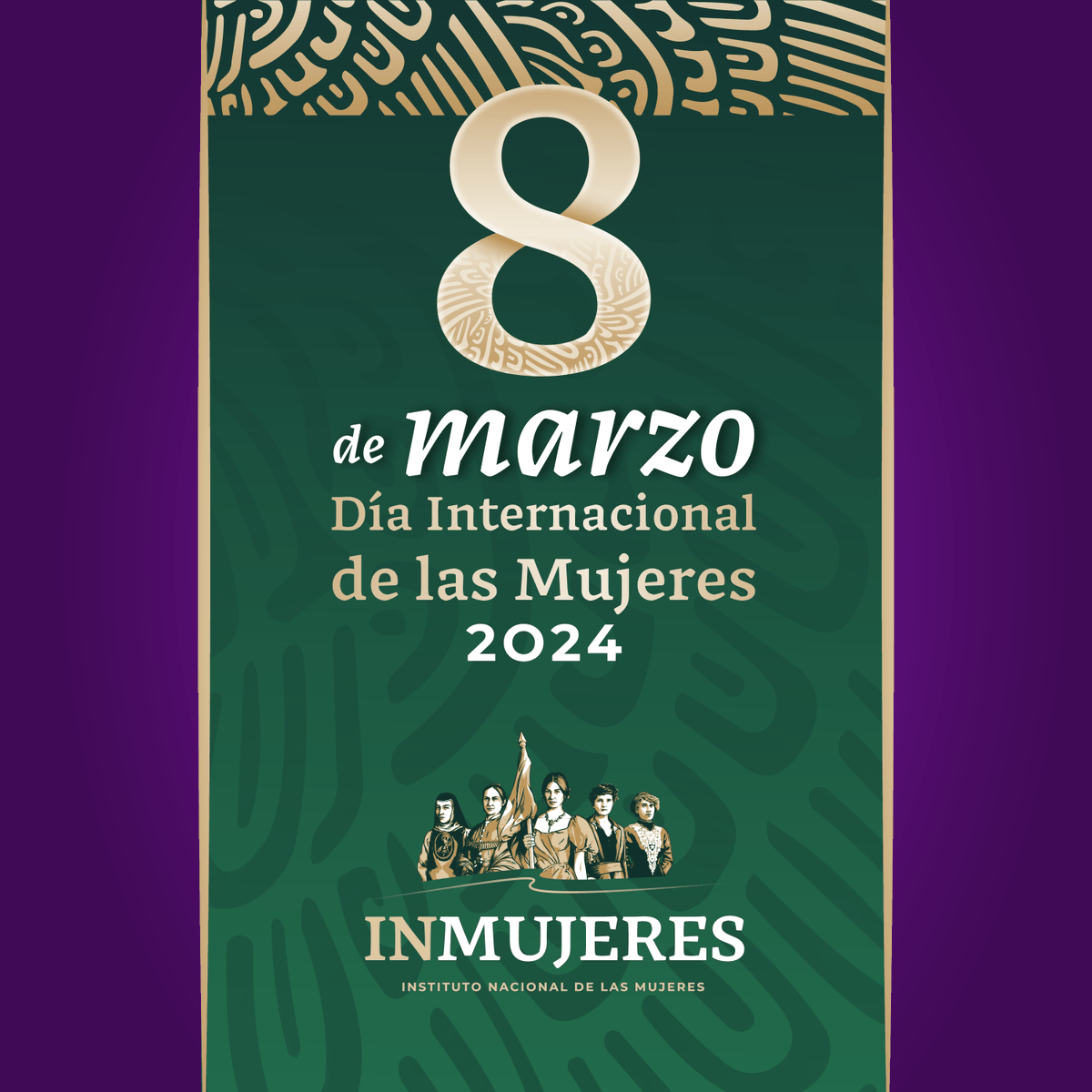 Hoy conmemoramos el #DíaInternacionalDeLasMujeres, para reconocer su lucha por un mundo con igualdad de derechos, libre de violencia y discriminación hacia ellas. #JuntasPorLaIgualdad #JuntasPorMéxico
