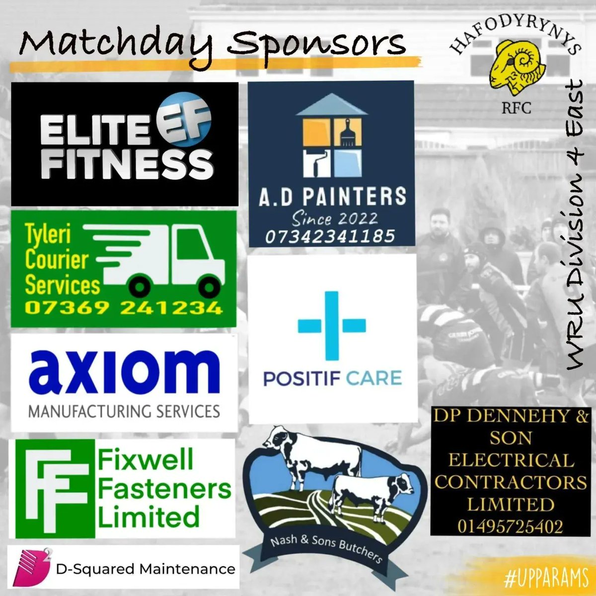 HafodyrynysRFC (@hafodyrynysrfc) on Twitter photo The selected Rams squad for tomorrow's class with <a href="/St_Julians_RFC/">St. Julians RFC</a> Home 2:30ko!
Thank you as always to all the matchday sponsors!
Come and support the rams!
#UppaRams The selected Rams squad for tomorrow's class with <a href="/St_Julians_RFC/">St. Julians RFC</a> Home 2:30ko!
Thank you as always to all the matchday sponsors!
Come and support the rams!
#UppaRams