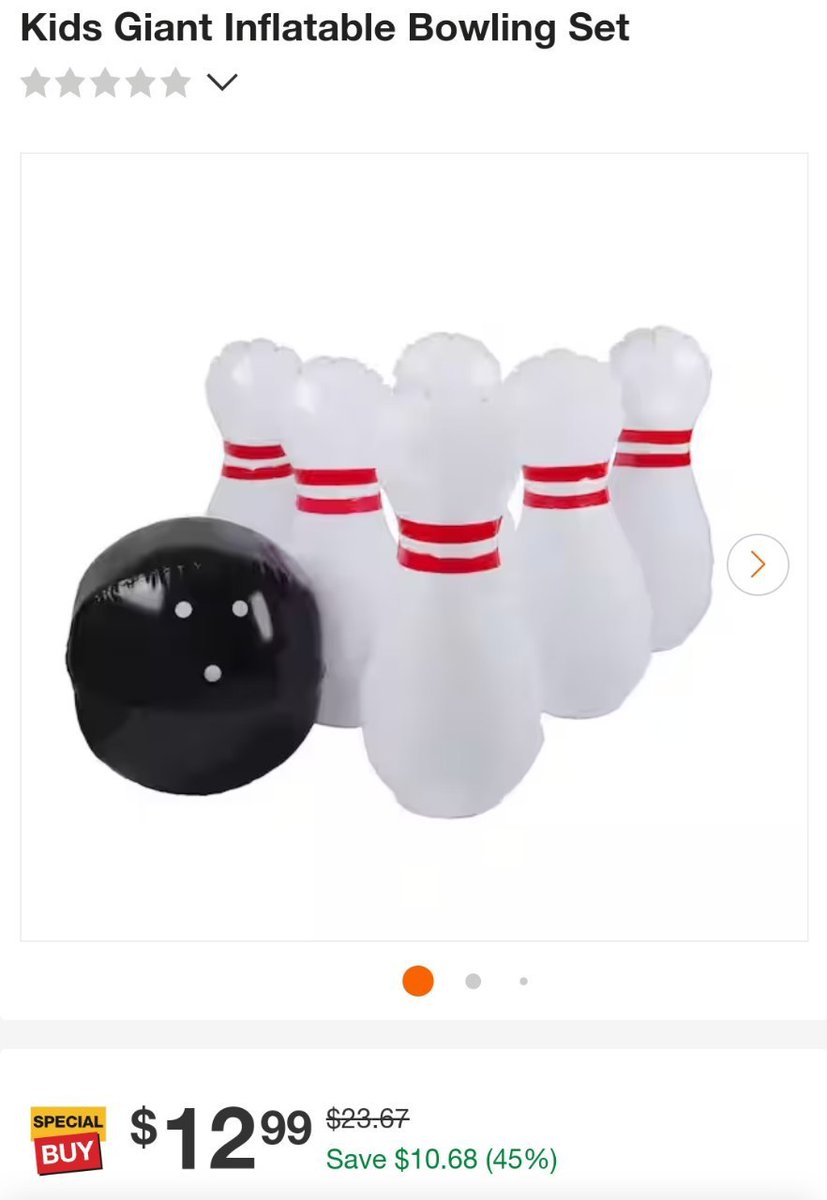 $12.xx (Reg $23.xx)
Giant Inflatable Bowling Set

SHOP DEAL: mavely.app.link/e/JsWej4e5NHb

#KidsInflatableBowling #GiantBowlingSet #OutdoorFun #ActivePlay #FamilyEntertainment #BowlingFun #InflatableGames #KidsParty #PlaytimeDelight #IndoorOrOutdoor #BowlingExcitement #GiantFun