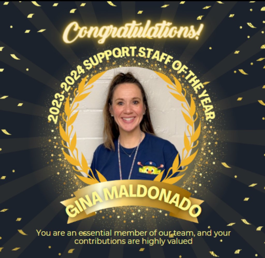 LJHMustangs's tweet image. Congratulations to our Support Staff and Teacher of the Year for Lamar Junior High School!#OneDirection #OnePurpose #BelieveTheBest