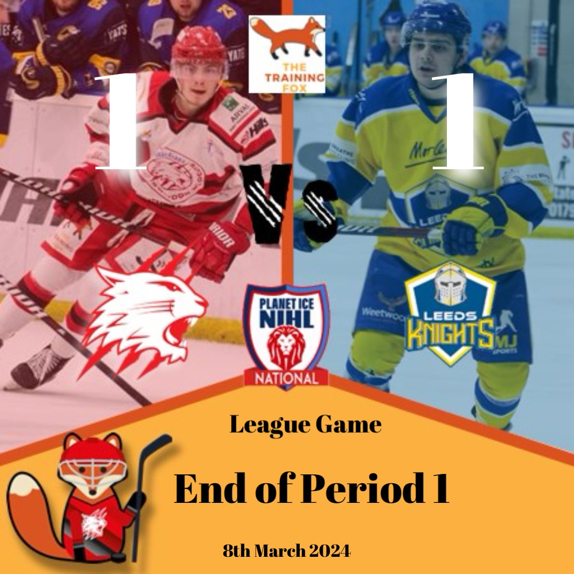 trainingfoxEyHS's tweet photo. It’s #FridayNight #HockeyNight as our @SwinWildcats take on the @Leedsknights.
#EndPeriod1 it’s #AllSquare
#FoxWildcatFamily
#FoxOnShorts
#LetsGoCats
#🐱🗡️
📸 @_KLMPHOTOGRAPHY https://t.co/0lBod83g9q