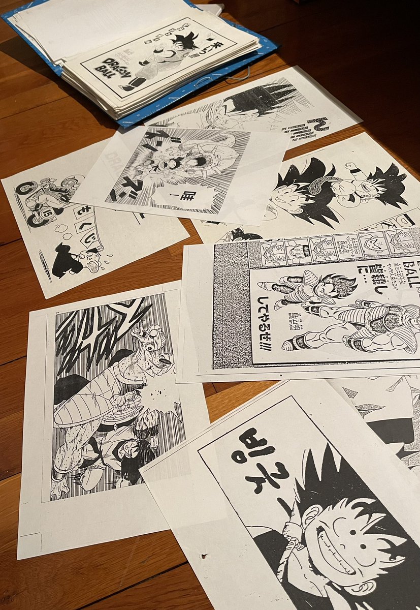 SaraOConor's tweet photo. Les mítiques fotocòpies de Bola de Drac 🐉❤️ #AkiraToriyama https://t.co/U35wGM17T7