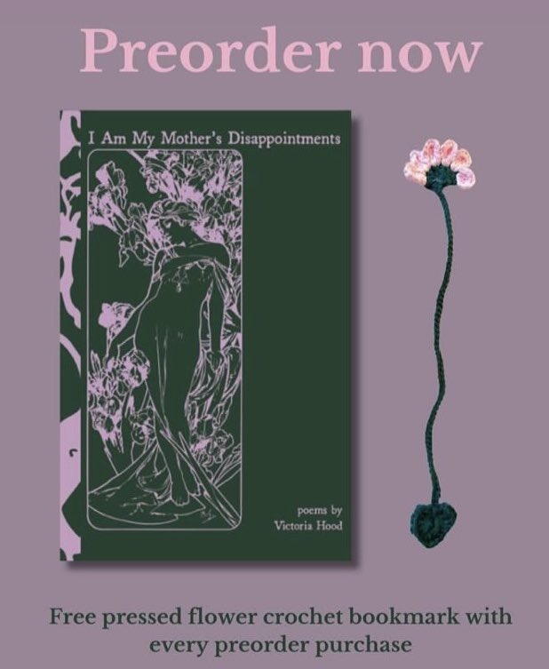 toriiellen1's tweet photo. cover reveal and preorders for my book of poetry 💜 I Am My Mother’s Disappointments 💜

I am so insanely proud of this book and honored to be able to work with Diana from Girl Noise Press 💜 preorder now to get the cutest bookmark: https://t.co/2EBo5Sy69w https://t.co/VFy3gQT7zM