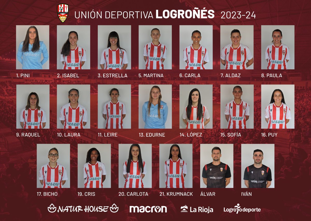 ⚪️🔴 Buenas noches, blanquirrojos. Aquí va un póster del equipo femenino para cerrar el 8M.