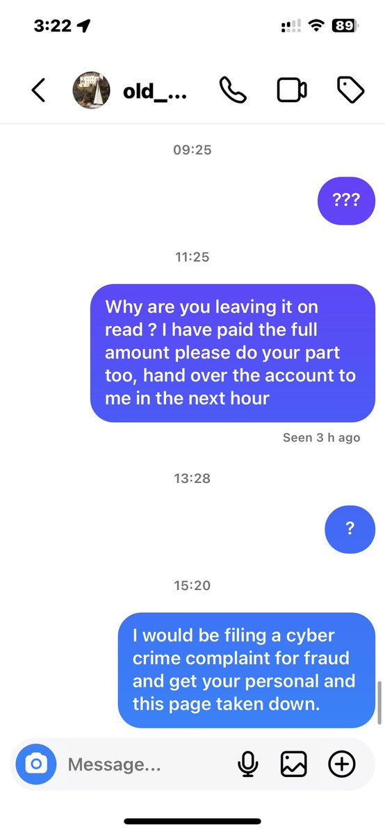 nadishsambyal's tweet photo. @thevipinbaloni @Cyberdost @DCP_IFSO Hey its me from the Reddit post, i couldn’t get any help from the cyber cell as the payment was made from my friends account and marked as family and friends on paypal as he asked. I had no choice but to move on .. hope you can take his account down https://t.co/HyFsHVkCqm