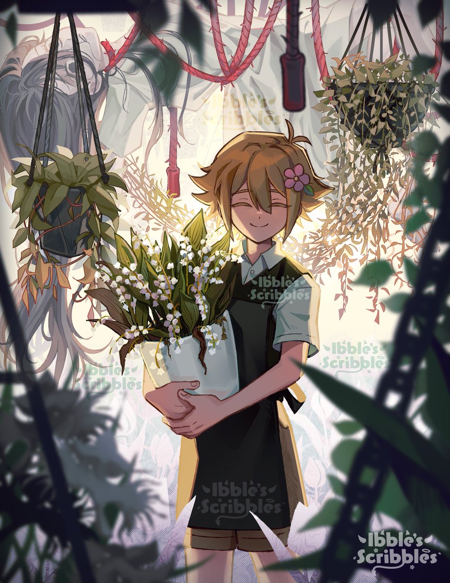ibblescribbles's tweet image. 《H A N G》 🪢 🪴
『I’ll protect you no matter what, Sunny. You can count on me!』
inspired by the idea that Basil knows a lot about knotting rope and hanging heavy plants. so cool, Basil! #OMORI #OMORIFANART #omoribasil