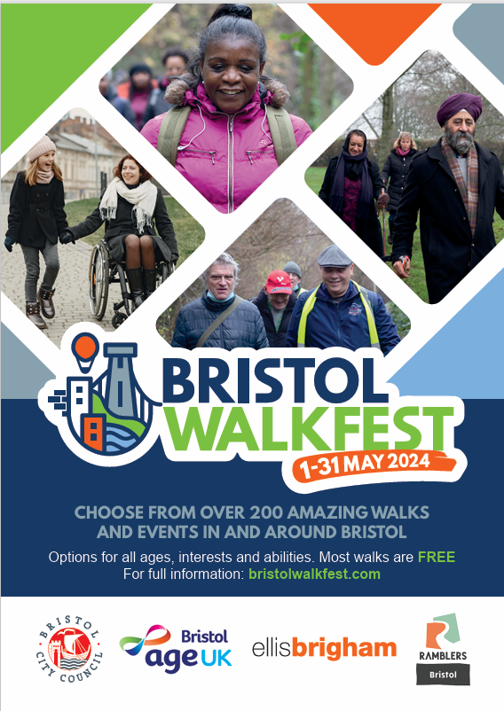 Sneak preview at the cover of this year's printed programme! 😍

With over 70 #walk providers taking part it's set to be another great year, we can't wait to walk with you this May.
#BristolWalkFest #WalkThisMay #BWF24