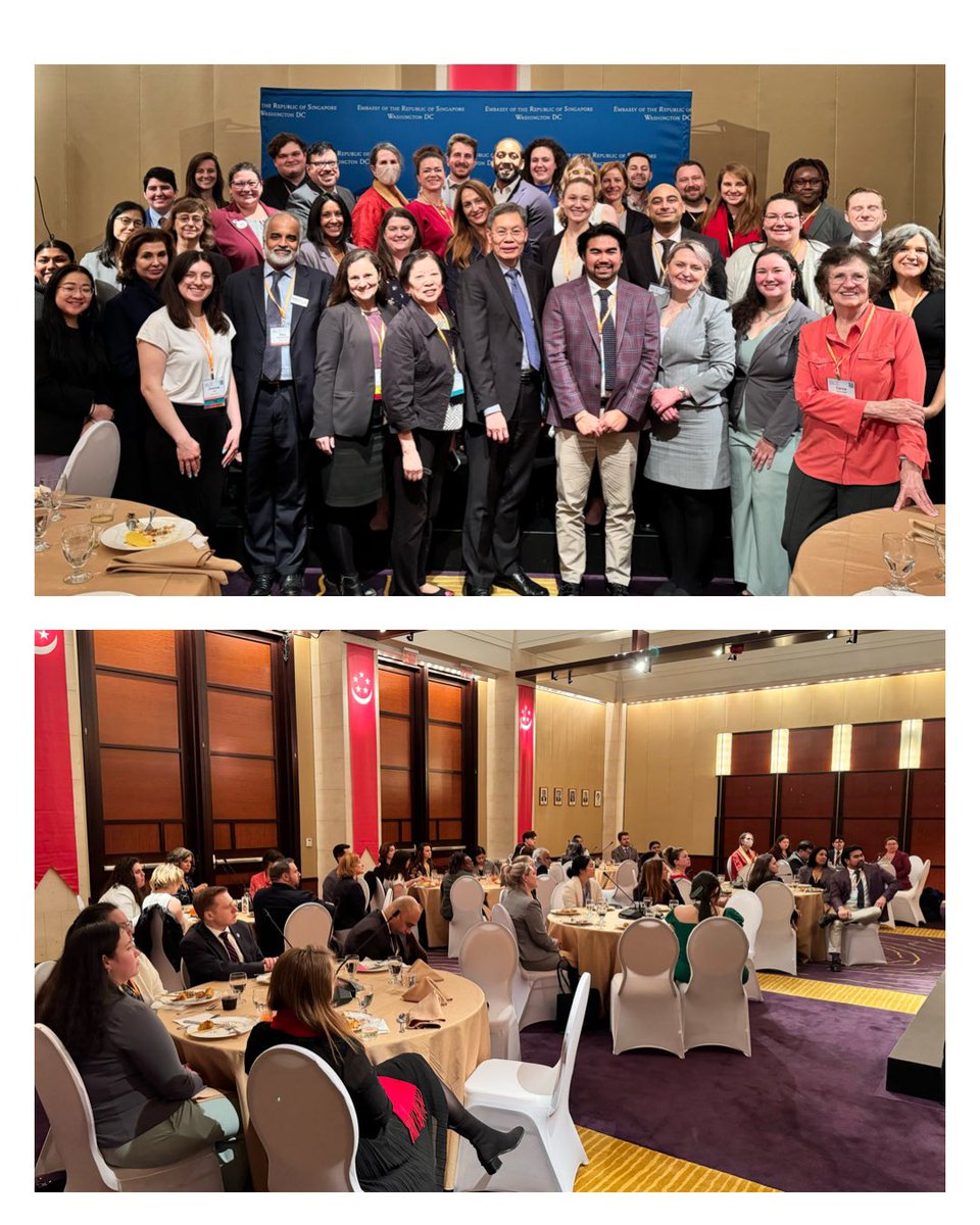 It was our pleasure to host members from the @GlobalTiesUS network to a dinner and roundtable discussion on citizen diplomacy and cultural exchange with Ambassador Lui. 🇺🇸🇸🇬 It was also wonderful to hear the stories of some members’ memorable visits to Singapore. 😊