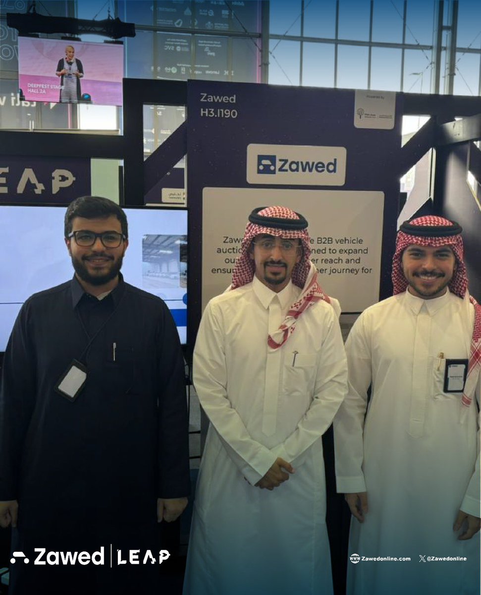 ZawedOnline's tweet photo. نحو آفاق جديدة
جانب من جناح زاود المشارك في #ليب24 المعرض التقني الأضخم؛ كما سعدنا بزيارة عدد من قادة القطاع التقني والزوار المهتمين لاستكشاف خدمات زاود.

 #LEAP https://t.co/StNRXlkKK7