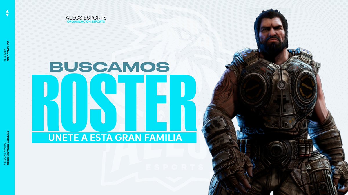 🩵¡¡RECLUTAMIENTO!!🩵

Busco Roster Completo que nos represente en Gears Of War 5 para los que quieran información mandar DM ✉️🩵

Se aprecia RT 🔃 

#GOALEOSESPORTS