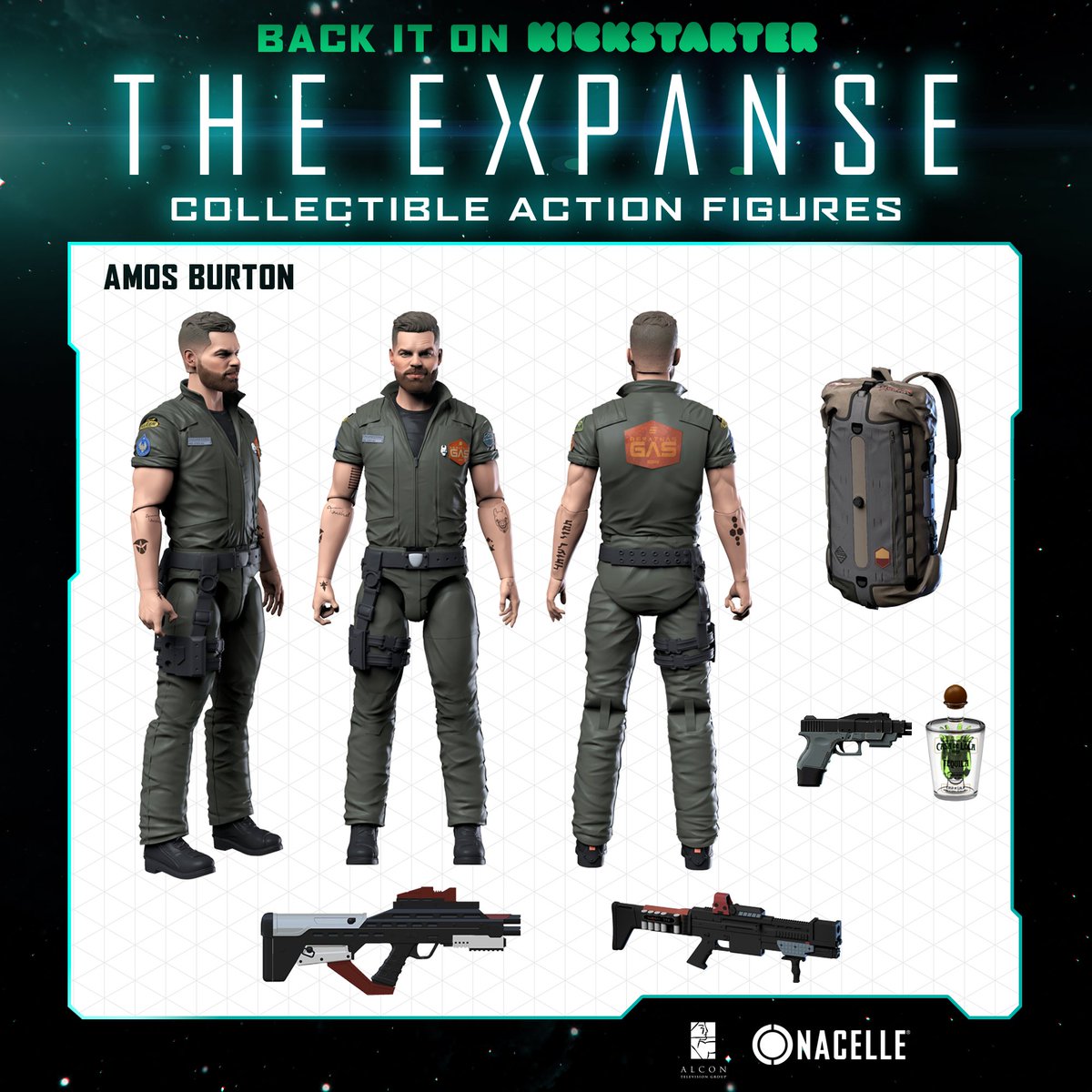 toysthatmadeus's tweet image. The Expanse Amos Burton collectible action figure can be a reality!  The campaign is nearly 60% funded with 27 days to go! Back the @Kickstarter now! 

kickstarter.com/projects/thena…

#TheExpanse #ScreamingFirehawks #Kickstarter #Expanse #beltalowda