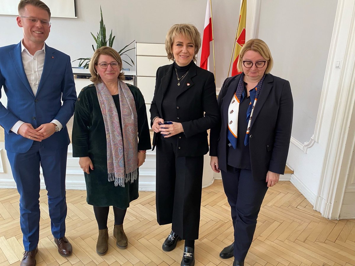 Inspired by the heartwarming visits in Łódź 🇵🇱. The city is doing outstanding work to become more accessible & inclusive for persons with disabilities and to offer a better future to Ukrainian 🇺🇦 children. Thank you @HannaZdanowska and @AGajewska for your continuous effort.