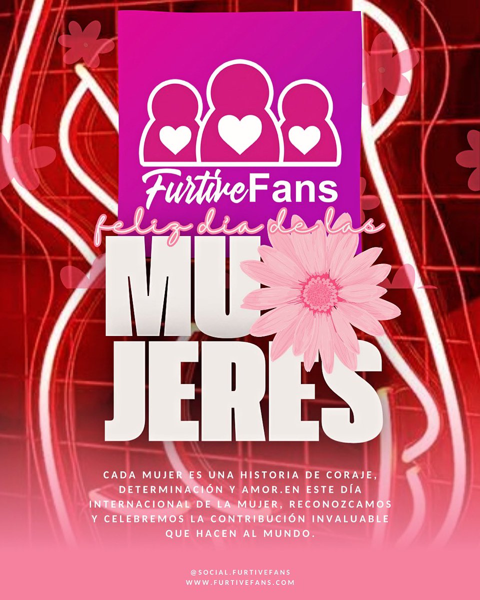 FurtiveFans's tweet photo. Feliz Día guapetonas! ❤️🔥❤️🔥🙌🎶🎶😉😉 #daywoman #woman #Mujeres #only https://t.co/LvkL5qEsEx