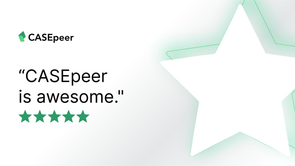 CASEpeer's tweet photo. As easy as counting to three, #CASEpeer will transform the way you manage your cases and your business. https://t.co/2qdxtXDVUR