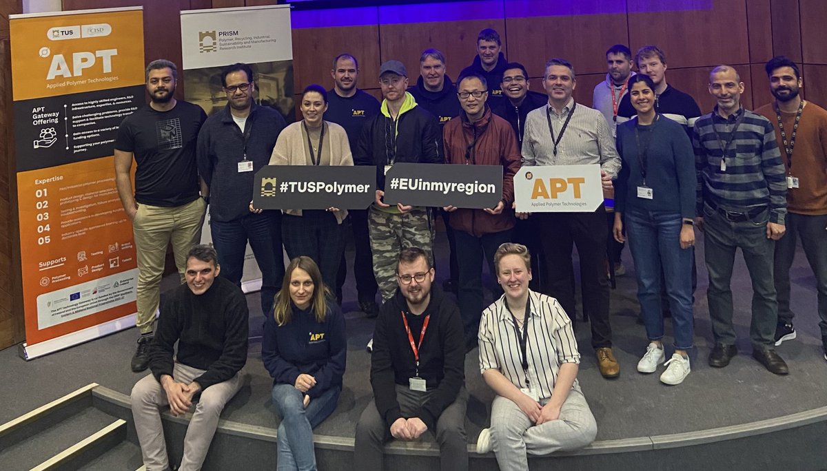 During the week, the PRISM Research Center and <a href="/apt_ireland/">APT Applied Polymer Technologies</a> team collaborated to enhance sustainability within our labs to attain Green Lab certification.#TUSResearch #EUinmyregion #TUSPolymer #greencampus