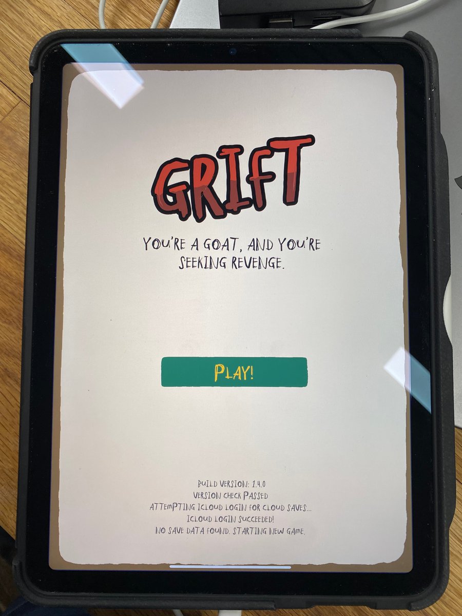 bodevillegames's tweet photo. Friday update ✨

We have so many updates(!!), but we'll keep it to just Grift for now:
➡️Grift is coming to iPad thanks to @jeffboghosian! This will fix a couple of Android devices as well. 
➡️ We also added some updates to the ending of Grift 🐐

Coming soon! https://t.co/kMzqHVv679