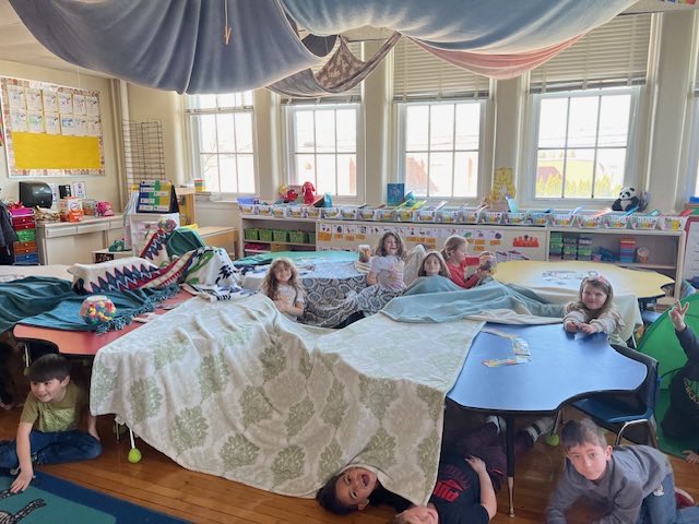 K Blanket Fort reward in Gorski’s room!