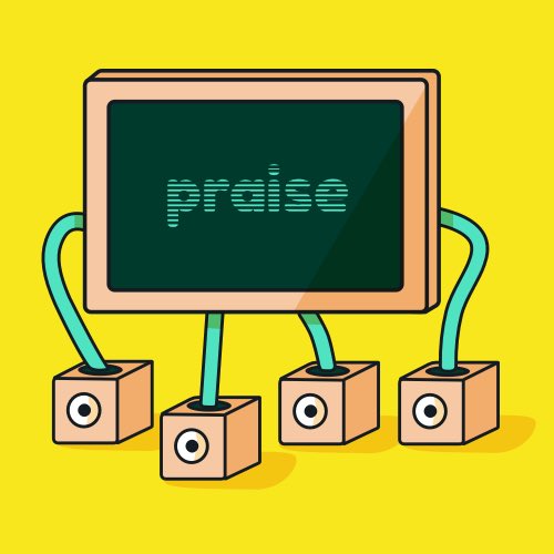 120 - Praise #illustration #digitalart #illustrationartist #vector #colour #creative #weird #surreal  #comic #cartoon #portrait #color #lineart #artist