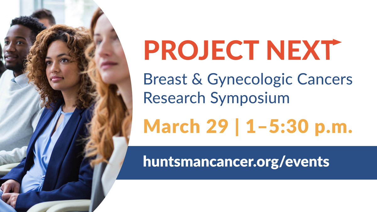 We are thrilled to invite you to our 3rd Annual Project Next Symposium on March 29th. This symposium provides an opportunity for the next generation of scientists and clinicians to present their work and highlights the value of patient advocates. healthcare.utah.edu/huntsmancancer…