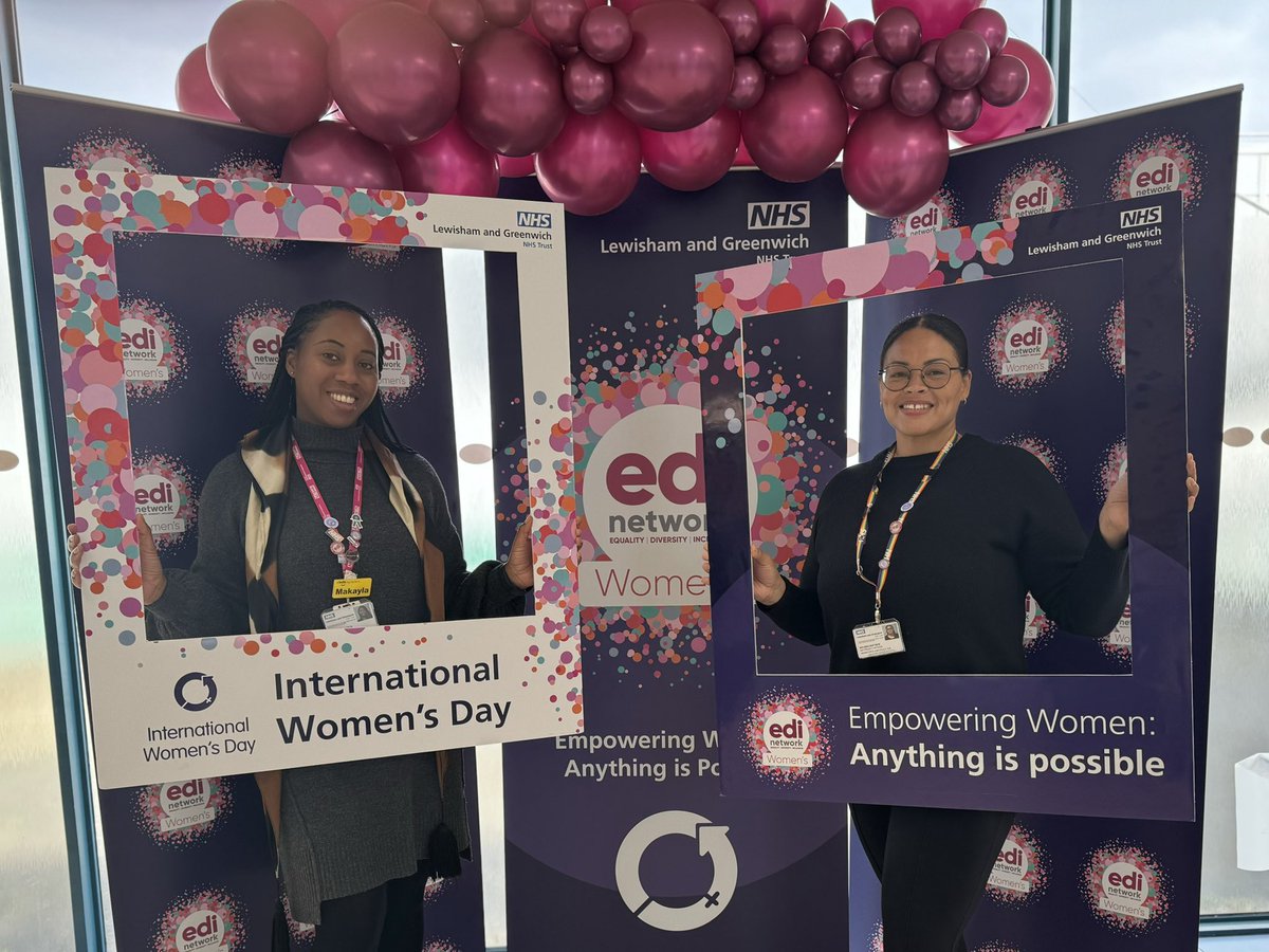 Makayla Mundle (@meetingmakayla) on Twitter photo Happy International Women’s Day!!
Alongside our Women’s & Multicultural Inclusion staff networks, <a href="/dfnsearch/">DFN Project SEARCH HQ</a> interns & <a href="/unisontheunion/">UNISON - UK's largest union</a>, we celebrated #IWD by recognising the outstanding contributions of the diverse, dynamic and brilliant women <a href="/LG_NHS/">Lewisham and Greenwich NHS Trust</a> 💜🙌🏾🥳
#InspireInclusion Happy International Women’s Day!!
Alongside our Women’s & Multicultural Inclusion staff networks, <a href="/dfnsearch/">DFN Project SEARCH HQ</a> interns & <a href="/unisontheunion/">UNISON - UK's largest union</a>, we celebrated #IWD by recognising the outstanding contributions of the diverse, dynamic and brilliant women <a href="/LG_NHS/">Lewisham and Greenwich NHS Trust</a> 💜🙌🏾🥳
#InspireInclusion