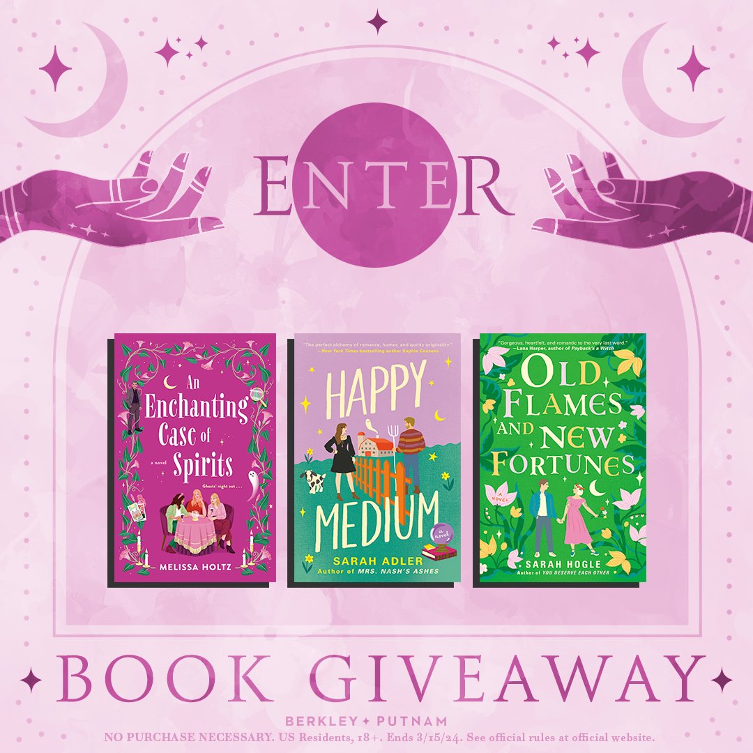The next reads in your future could be these books from Berkley and @PutnamBooks! ✨🔮 Enter for a chance to win here: bit.ly/3uhCMO1