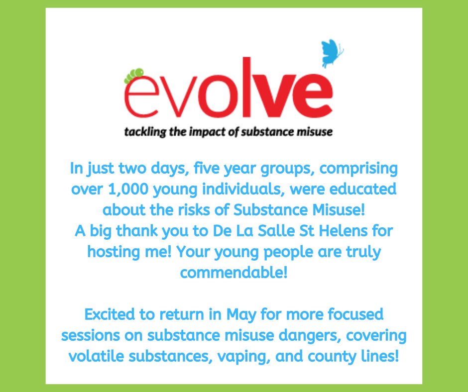 Evolve… Tackling the Impact of Substance Misuse tweet media