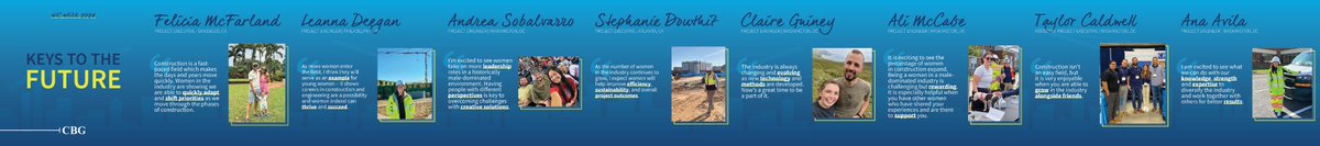 CBGBuildingCo's tweet image. This #wicweek2024 and every week, CBG takes pride in supporting the incredible women on our teams and across the industry who are changing the future of construction. 👷‍♀️🦺🏗️ Thanks for celebrating with us! 

#wicweek24 #keystothefuture #womenofcbg #nawic #internationalwomensday