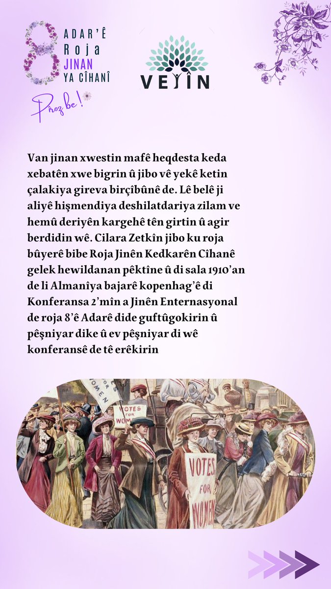 VejinInitiative's tweet photo. Cih , dîroka û sedemBûyera 8'ê Adarê 💜 https://t.co/fSab0oyCrc