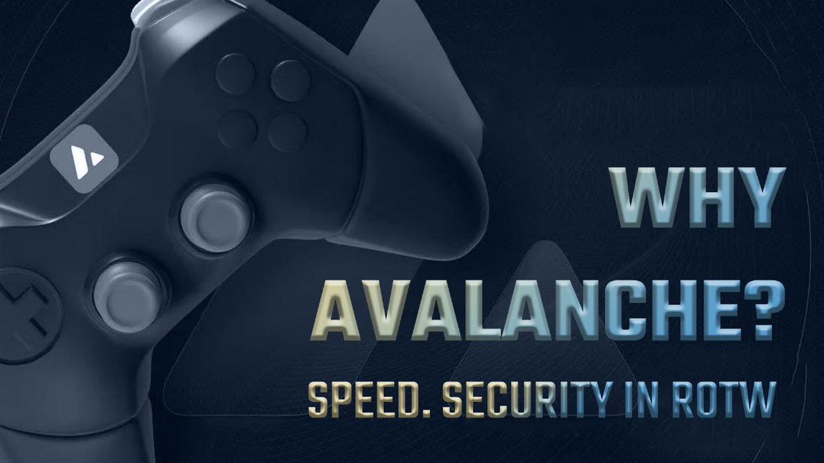 Experience unmatched speed and security in ROTW with Avalanche. Game on!

#Avalanche #ROTW #NextGenGaming