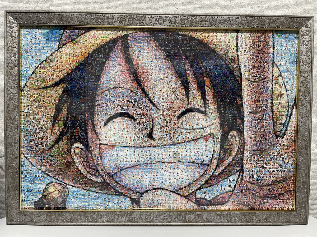 koookun43's tweet photo. ONE PIECEだけに1ピース無いとかショックすぎる🥲
でも完成した🧩👒
#ジグソーパズル
#ワンピース
#歯抜けルフィ https://t.co/yQeFsI3QAa