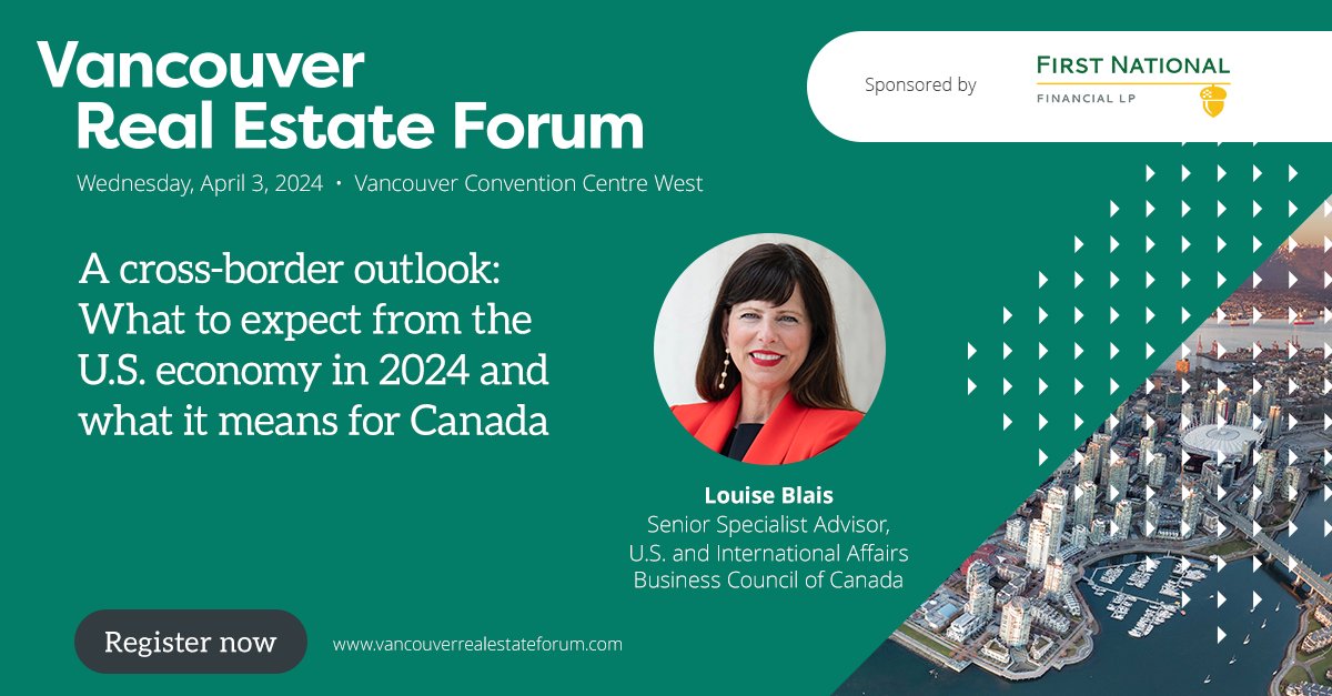On International Women's Day, we're thrilled to share that @blais_louise from the @BizCouncilofCan will speak at #VREF! Louise will dive into the polarization and impact that the American election could have on Canada. Learn more >> spr.ly/6018X26We #canadianeconomy #cre