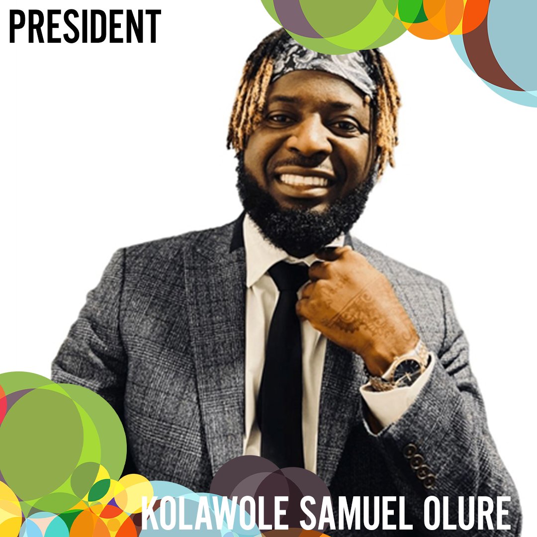 Your President for 24/25 is Kolawole Samuel Olure🎉