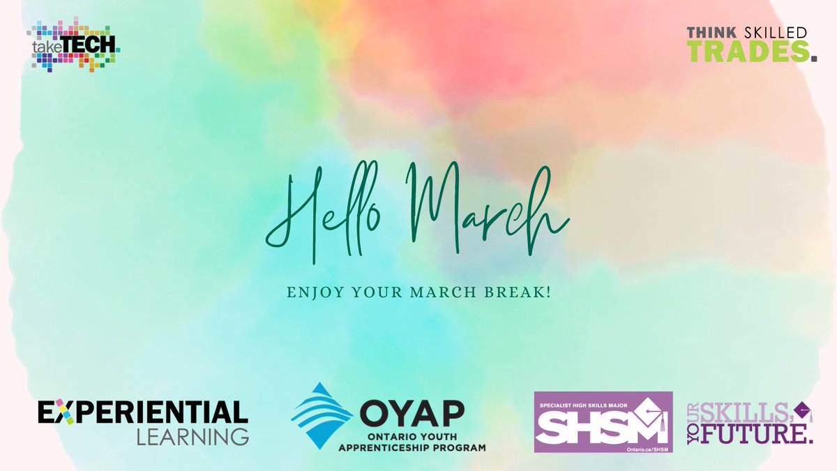 Ready for a week of fun, relaxation, and adventure! Wishing you all a happy, safe and unforgettable March Break ahead. ☀️ Take this time to recharge and enjoy every moment. Let's make some amazing memories together! #MarchBreak #VacationModeActivated