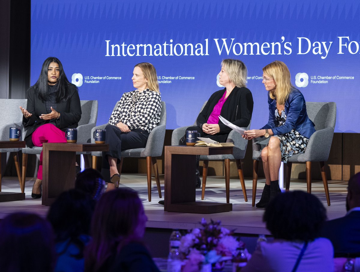 Women in historically male-dominated fields are inspiring change. This #InternationalWomensDay, see how our President @AshaSVarghese is supporting a more gender-inclusive future at this year’s #IWDForum with @USCCFoundation. Watch here: bit.ly/3Ve5RFn! 💪