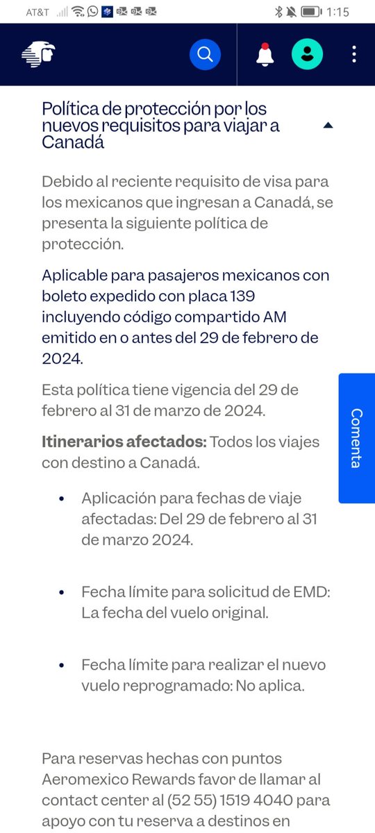 astromoy's tweet photo. @Aeromexico se niega a darme política de protección en un vuelo a Canadá el 3 de abril comprado antes del 29 de febrero. @rtvenoticias @GobiernoMX @AtencionProfeco @ReporterosMX_  @ExpEconomia @eleconomista @SE_mx  @AndreaLegarreta @MaribelGuardia @brozoxmiswebs @carmenariste https://t.co/ILGrCRuMiG
