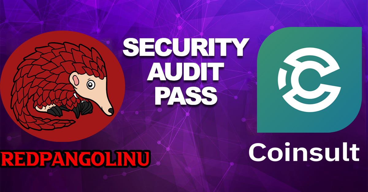 🚀 Exciting News! 🚀 RedPangolinu's smart contract audit with <a href="/CoinsultAudits/">Coinsult - Audits & Development</a> is complete! 🔍 This ensures the security of our token.
 Join us on our journey to a safer financial future! 💰 

Check out the details:
 coinsult.net/projects/redpa…

#memecoin #rpango #BNBChain #PinkSale