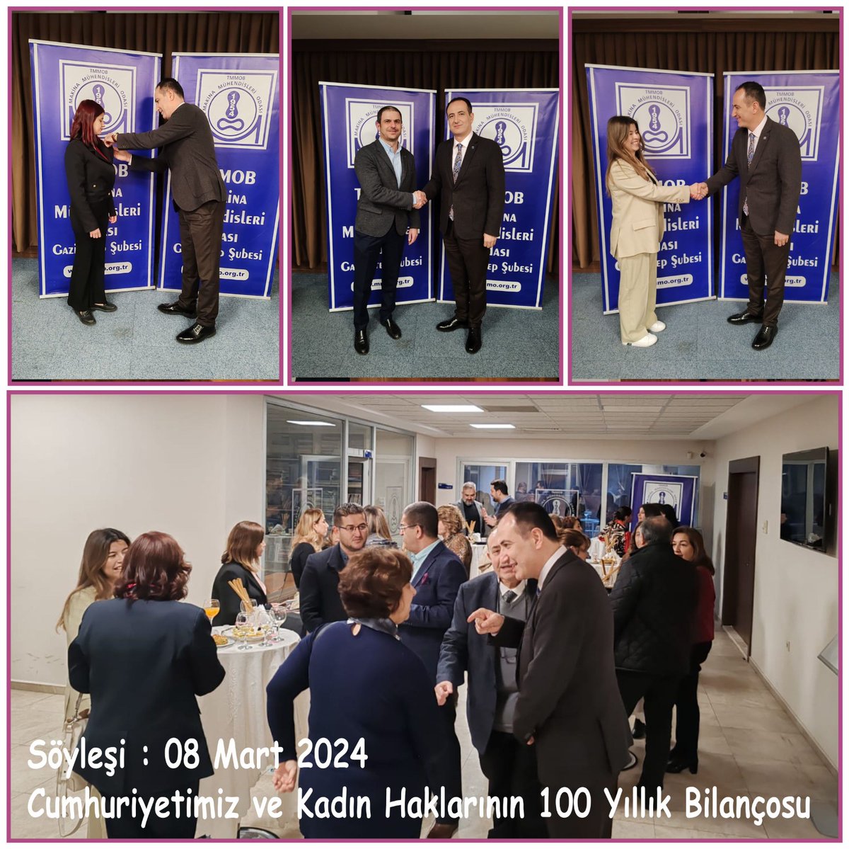 8 Mart Dünya Emekçi Kadınlar Günü’nde Şubemizde, Galatasaray Üniversitesinden, Anayasa Hukukçusu Prof. Dr. Şule ÖZSOY BOYUNSUZ’un konuk olduğu “CUMHURİYETİMİZ ve KADIN HAKLARININ 100 YILLIK BİLANÇOSU” konulu söyleşi düzenlendi.