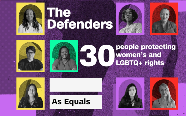 New from #AsEquals: 'The Defenders' is a photo-led, interactive that profiles activists, academics, advocates, catalysts and creatives around the world working to protect or expand women’s and LGBTQ+ rights. edition.cnn.com/interactive/as…