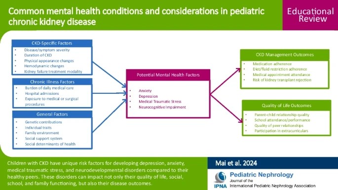 Common mental health conditions and considerations in pediatric chronic kidney disease @IPNA_PedNeph @ASPNeph link.springer.com/article/10.100…
